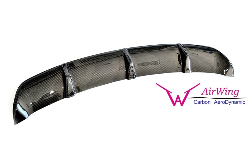 /Mercedes-Benz W117 CLA45 style carbon diffuser- big fin 5